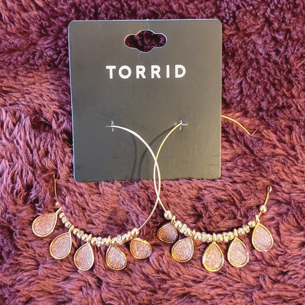 Torrid Sparkly Hoops